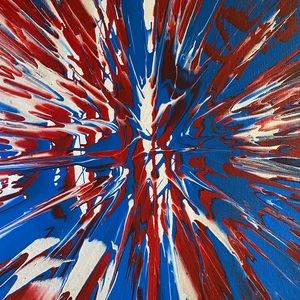 12x12 Spin Art Canvas